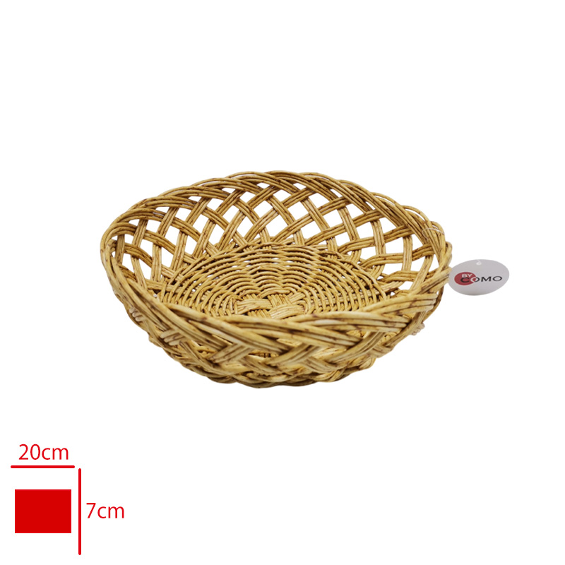 EKMEK SEPETI HASIR RATTAN OVAL KUCUK COM-336