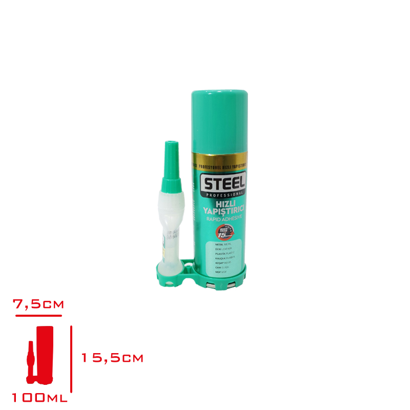 Steel Hızlı Yapıstırıcı Set Mdf Kıt 100 Ml