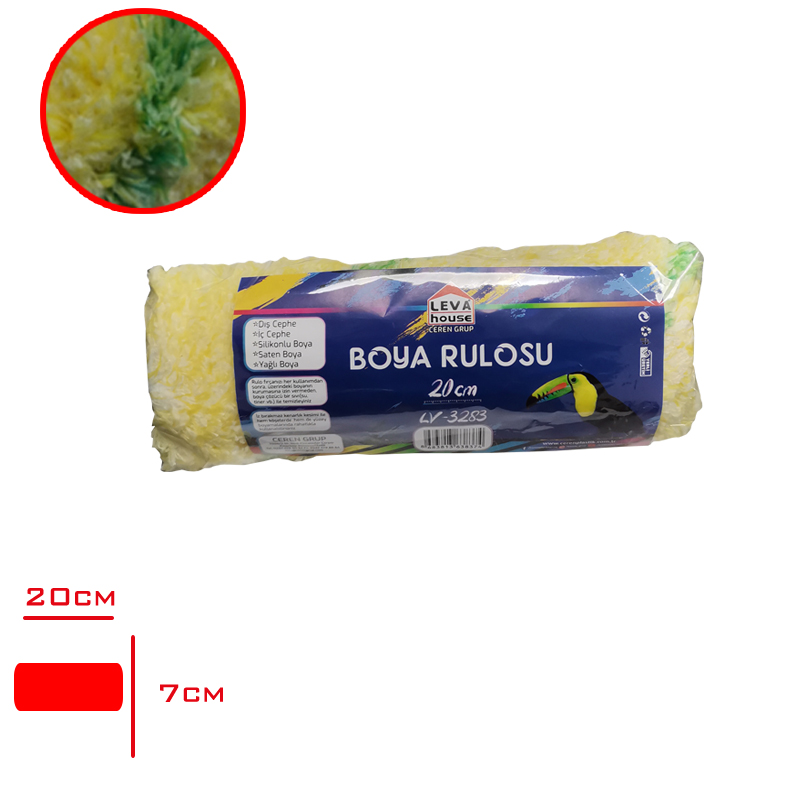 Leva Boya Rulosu Yedeği 20 Cm Lv-3283