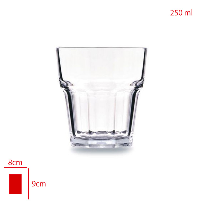 Rubıkap Premıum Bardak 250 Ml Pc Şeffaf Pm.250