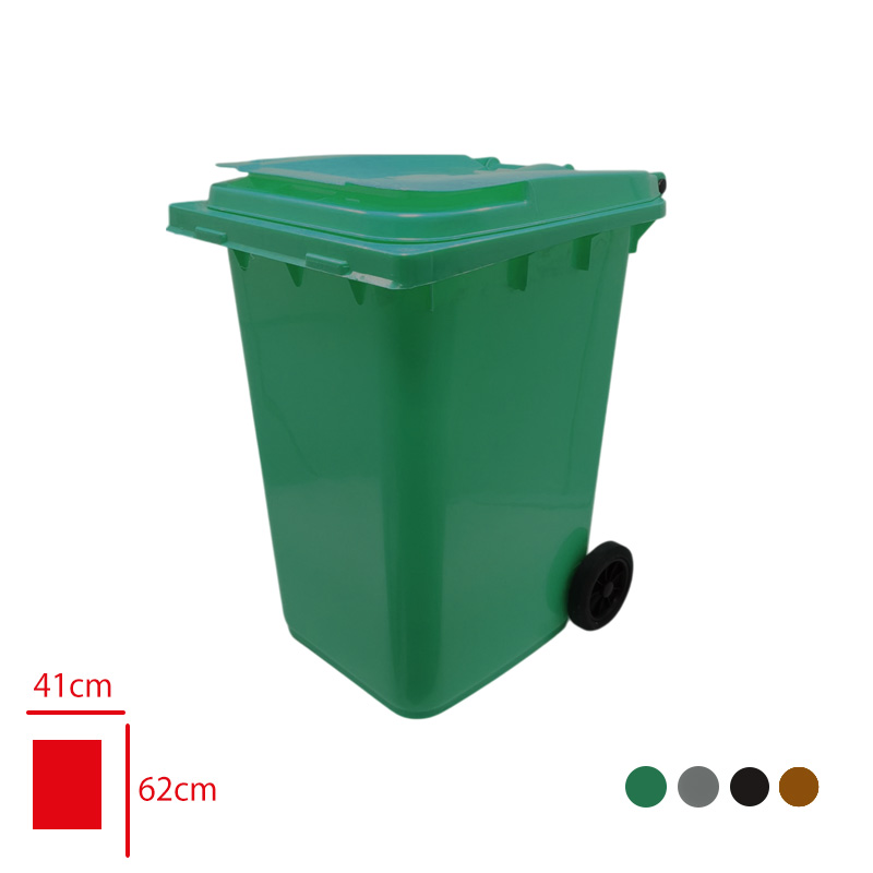 TEMA KONTEYNER 90 LT PEDALSIZ YESIL