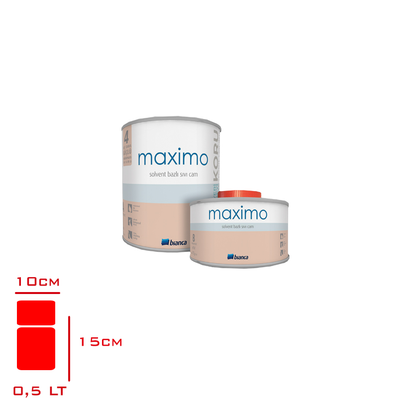 Bıanca Maxımo Solvent Bazlı Sıvı Cam Ipek Mat 500 Ml