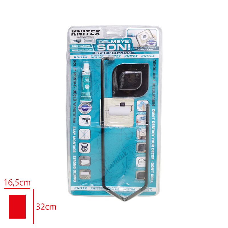 Knıtex Havluluk Acık Solo Siyah Ktx-2913