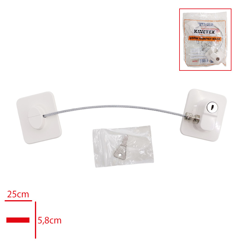 Knıtex Emnıyet Kılıdı Halatlı Premıum Ktx-3331
