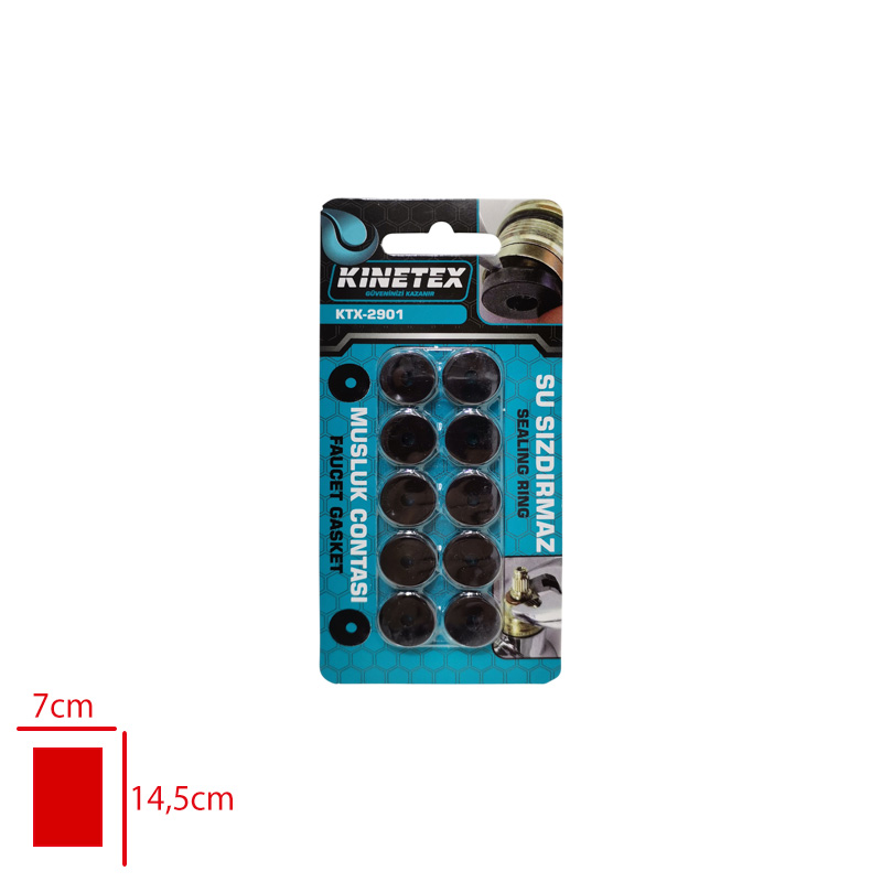 Knıtex Musluk Contası Siyah Vkm Ktx-2901