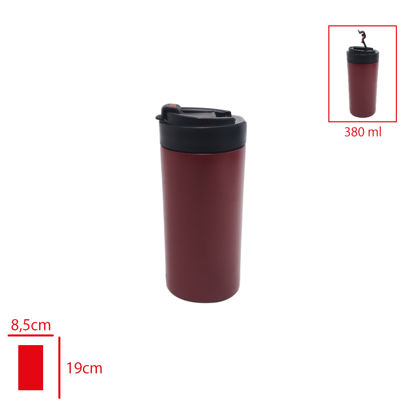 Penguen Celık Mug Matara Flıp Kapak 380 Ml Png-1162