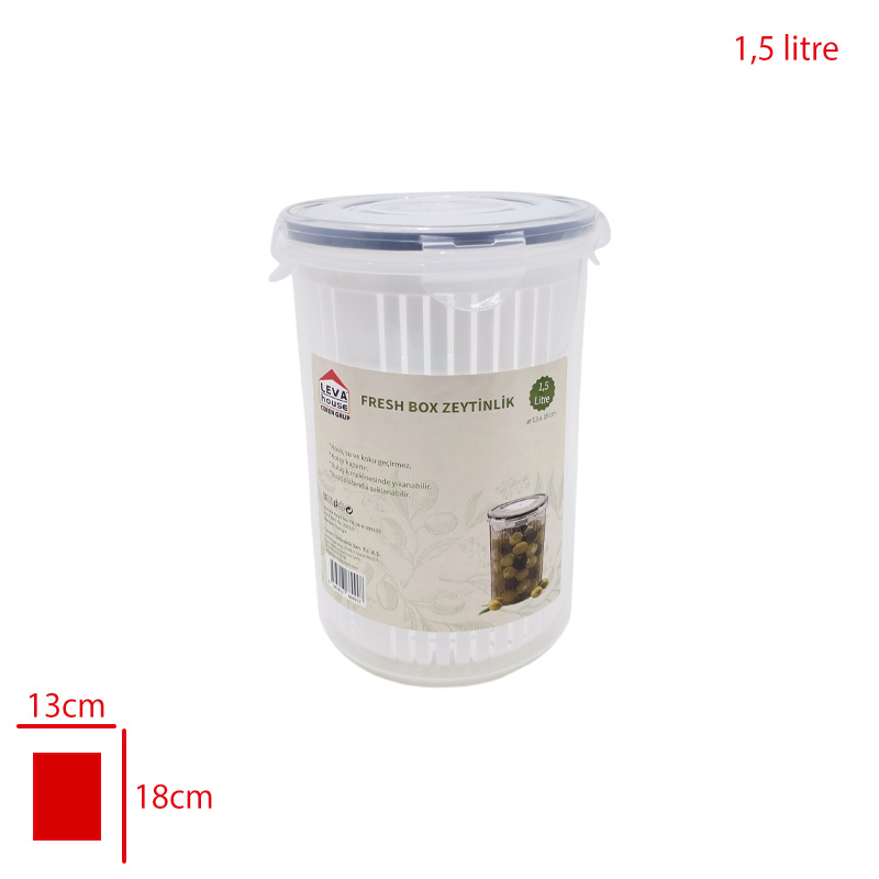 Leva House Fresh Box Zeytınlık 1,5 Lt
