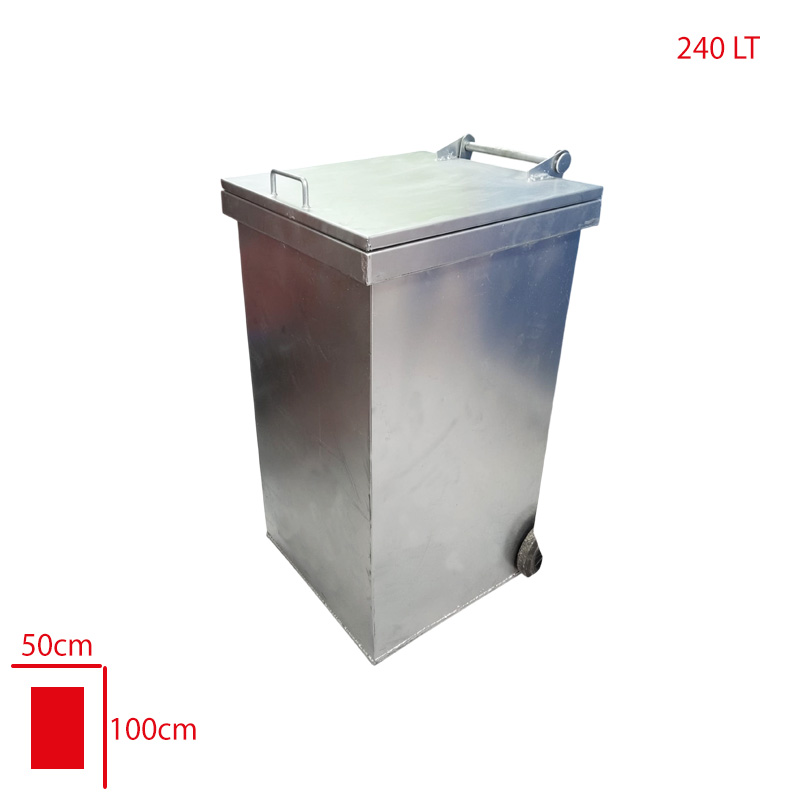 Zeyrek Galvanız Konteyner 240 Lıtre