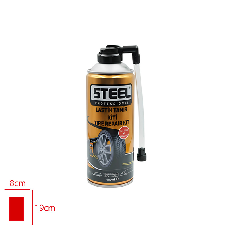 STEEL LASTIK TAMIR KITI 400 ML