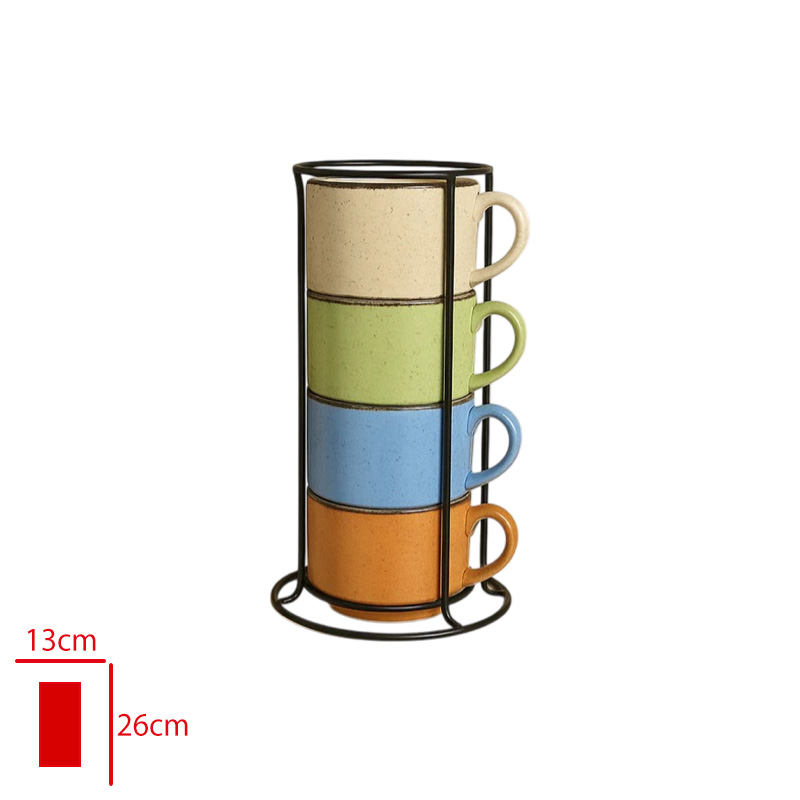Ph Concept Sand Cappuccıno Kupa Istıf Standlı 4'lü Psh-0528