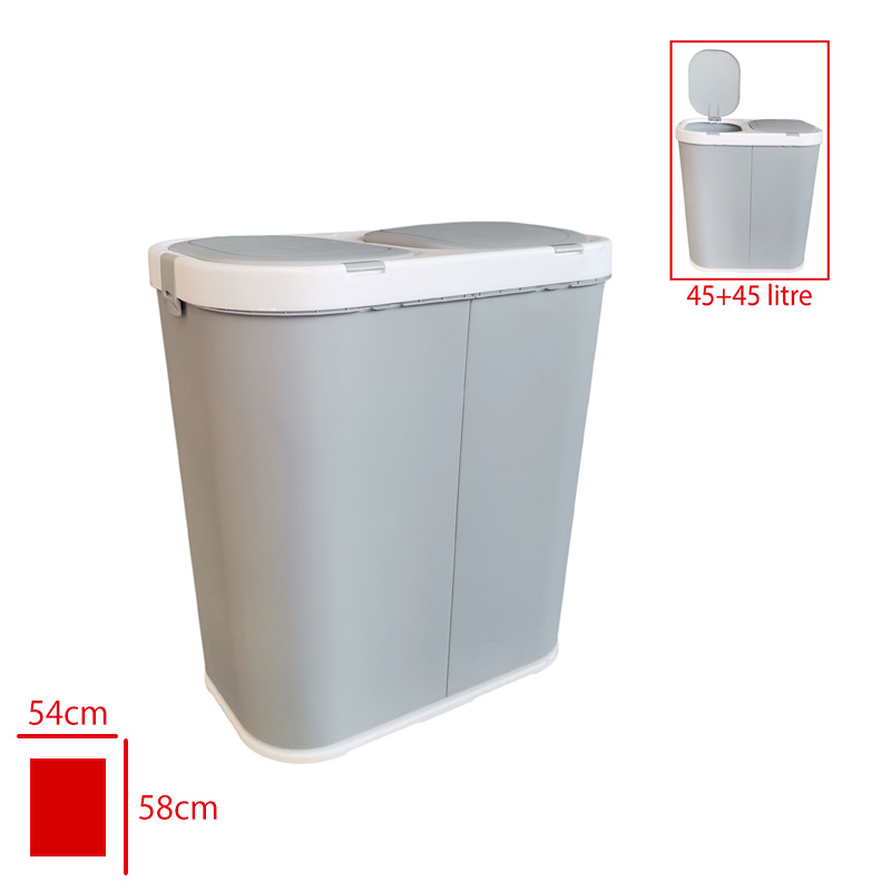 Twınapp Kırlı Çamaşır Sepetı 2'li 90 Lt 1416