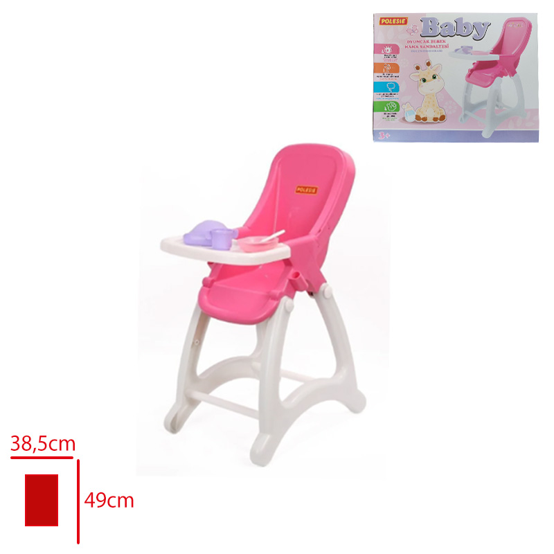 Polesıe Bebek Mama Sandalyesı Demonte Bebı 87935