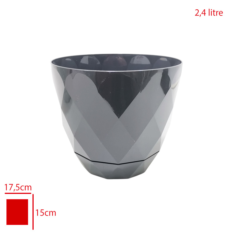 Karasu Yakamoz Saksı 3 No 2,4 Lt Krs-453