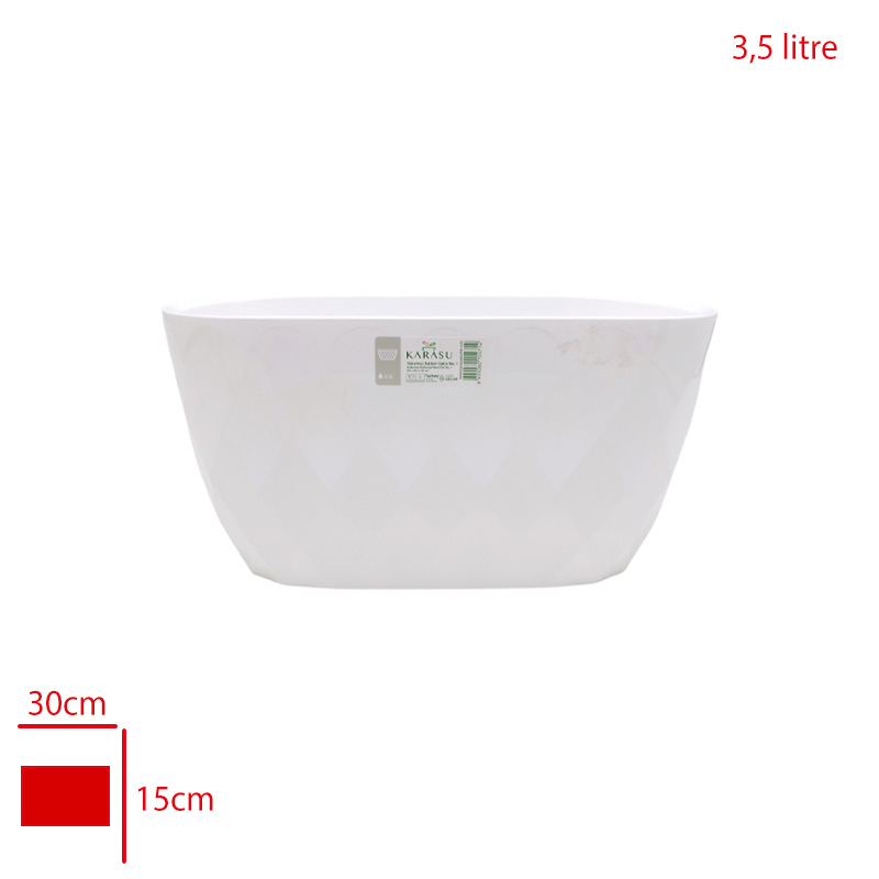Karasu Yakamoz Balkon Saksı 1 No 3,5 Lt Krs-471