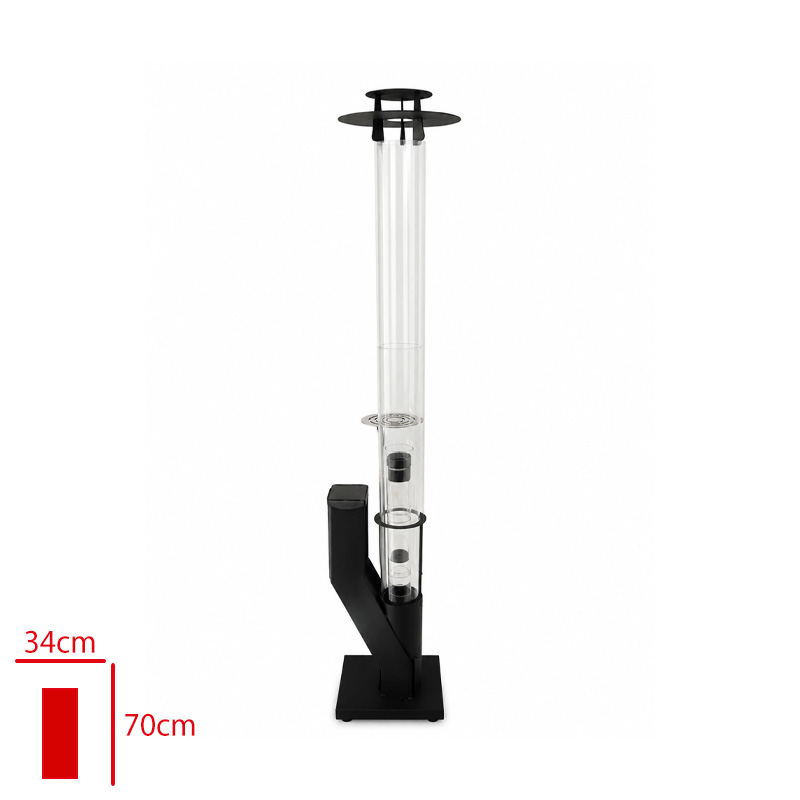 Beatrıx Pelet Soba Fuze 90 Cm Tekerlekli