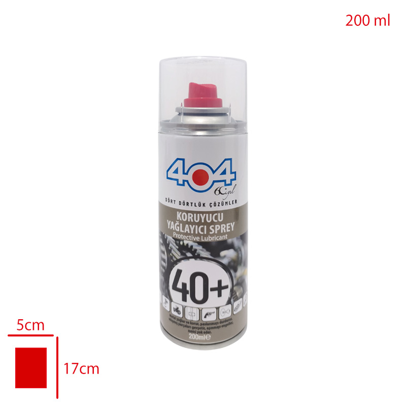404 KORUYUCU YAGLAYICI SPREY 200 ML 594005