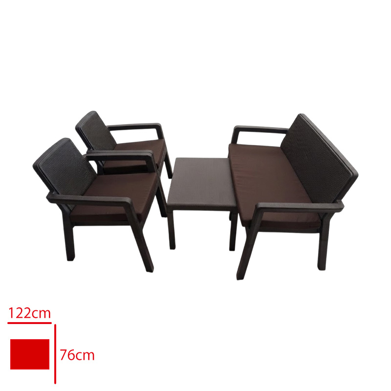 VIOLET BALKON SET 4 LU PRESTIJ MINDERLI 0140