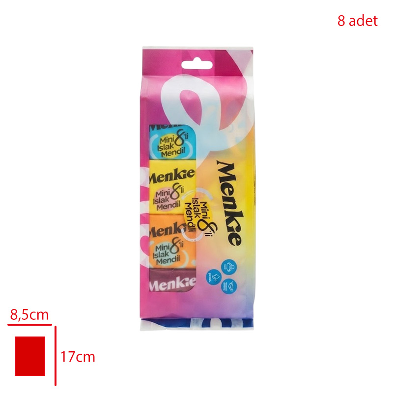 Menkıe Mini Islak Mendil 8'li