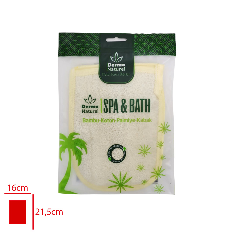 Derma Naturel Kabak Havlu Eldiven Ms-11
