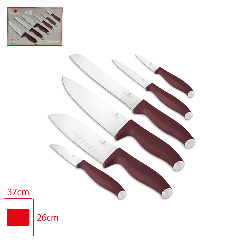 Berlınger Haus Bıçak Set 6 Parca Leonardo Bh-2951