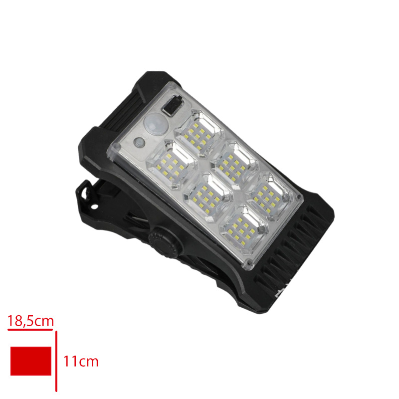 Leva Led Lamba Solar + Sarjlı Hareket Sensorlu Lv-25003