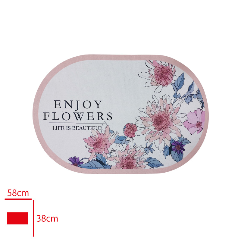 Ivory Sıhırlı Banyo Paspası Oval 38*58 Ivo-Ps104