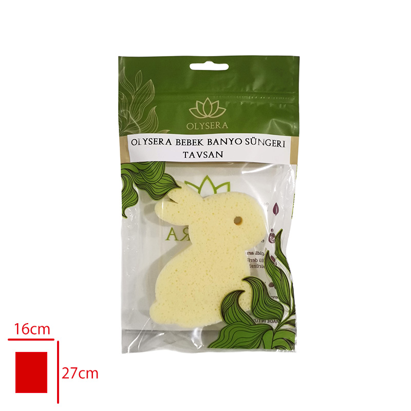 Olysera Bebek Banyo Sungerı Tavsan