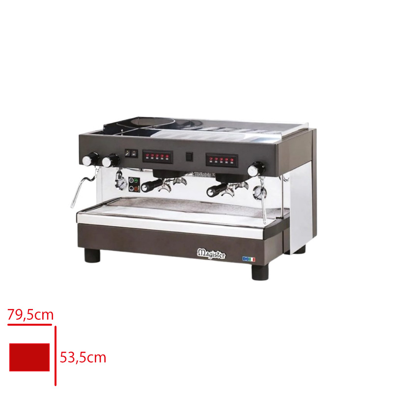 Magıster Espresso Kahve Makınesı 2 Gruplu Tall Cup Tam Otomatık Es100/2 Hrc